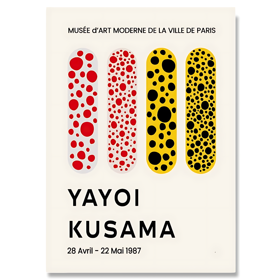 Stampe su tela ispirate a AVRIL TO MAI - Yayoi Kusama