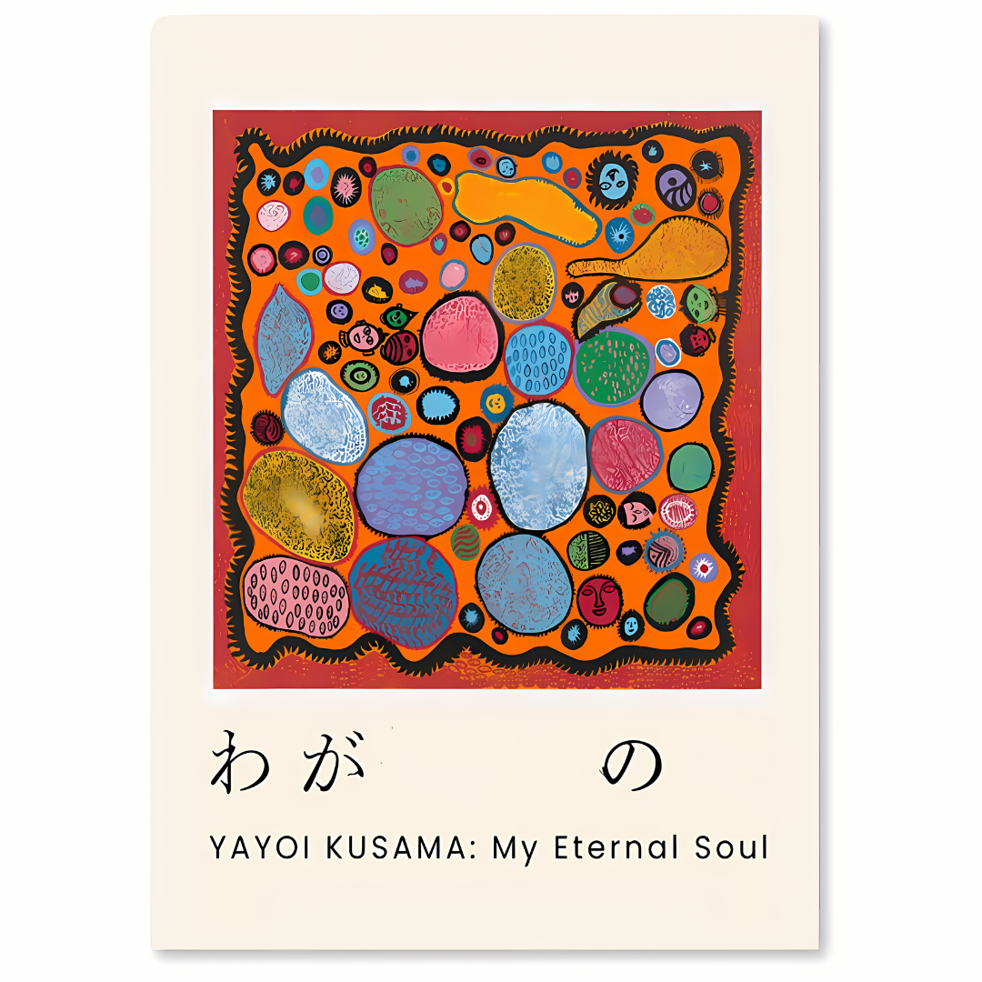 LA MIA ANIMA ETERNA-Stampe su tela ispirate a Yayoi Kusama