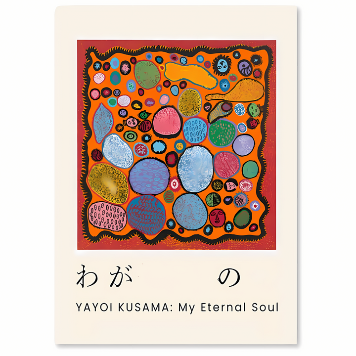 LA MIA ANIMA ETERNA-Stampe su tela ispirate a Yayoi Kusama