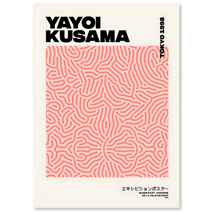 TOKYO 1998 - Stampe su tela ispirate a Yayoi Kusama