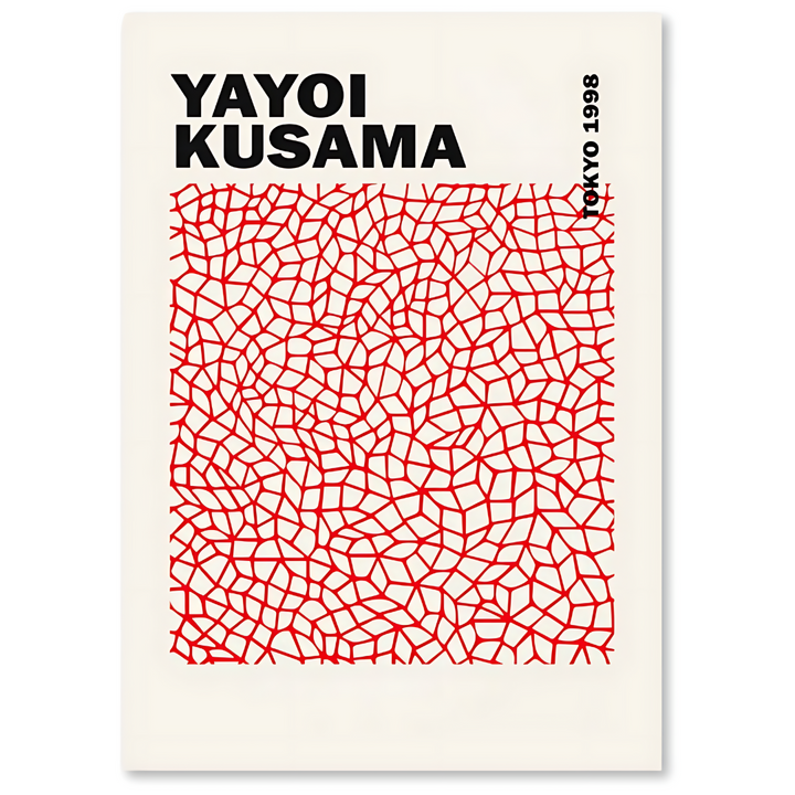 TOKYO 1998 Vision - Stampe su tela ispirate a Yayoi Kusama