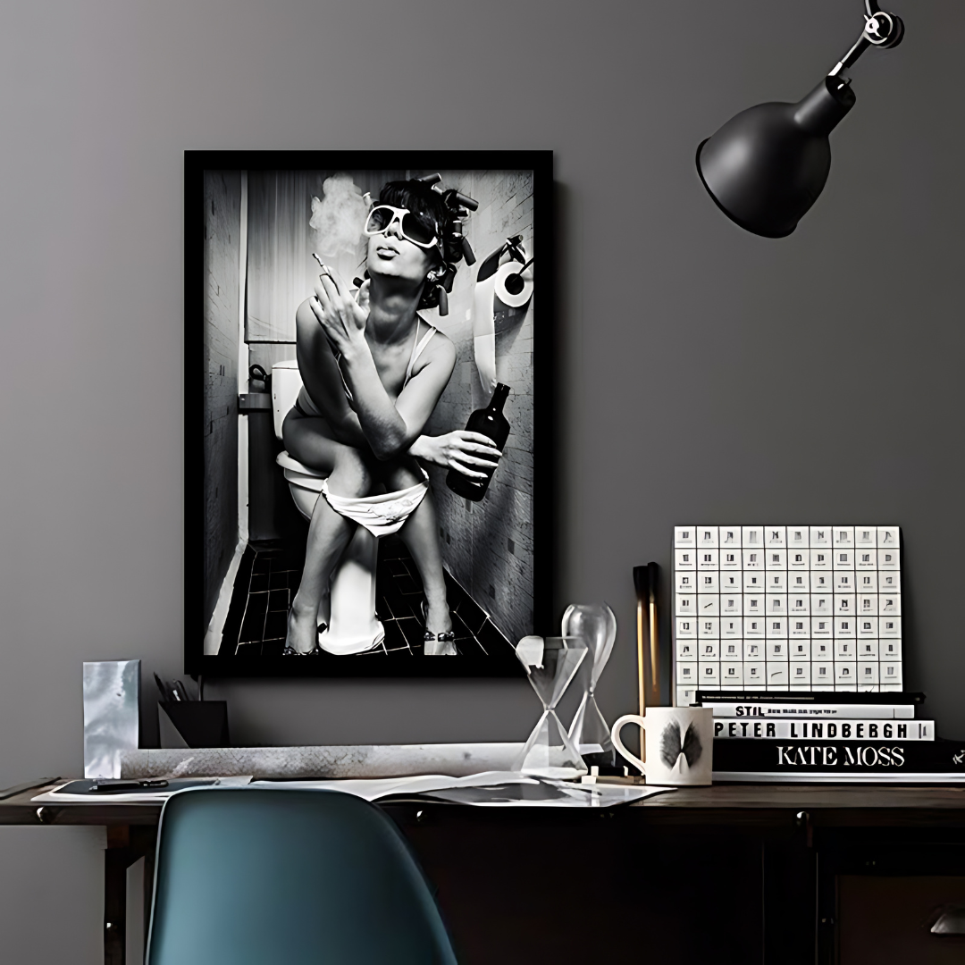 FUMO Poster Fotografia in bianco e nero