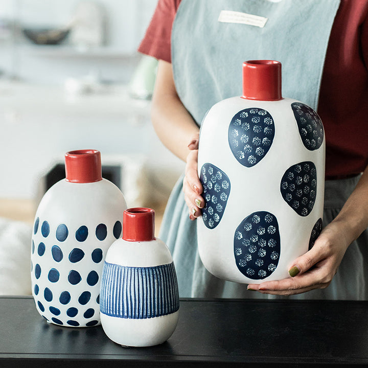 Vasen SYLT Vasen 11" aus Keramik beachhouse boring cj decor deko & homestyle entwurf Facebook fashion happycolors keramik spring style accessoire vase